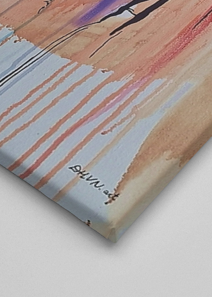 Woman with Large Flowers.