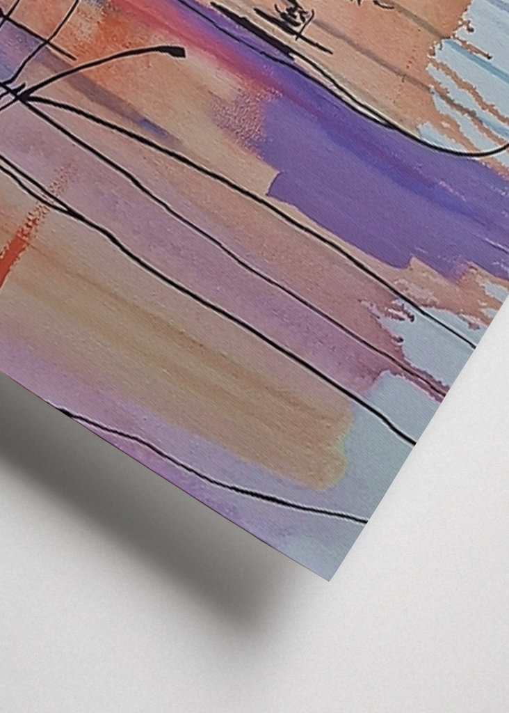 Woman with Large Flowers.