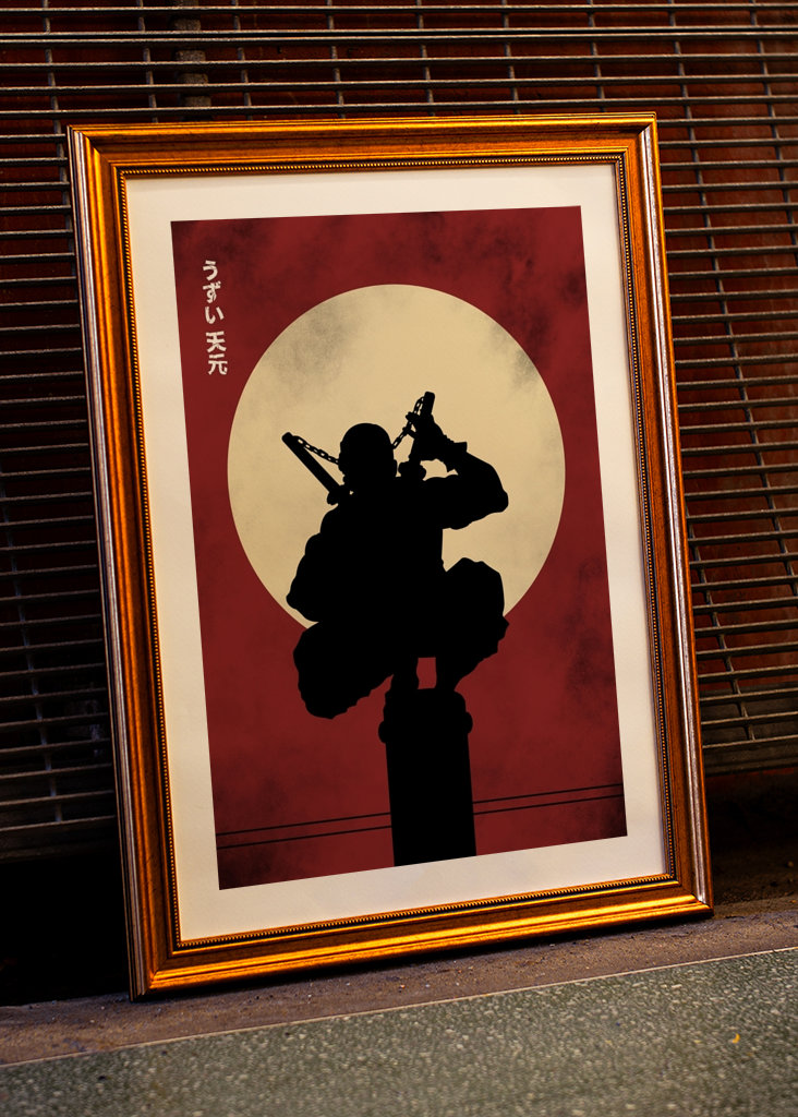 Arte de Uzui Tengen Demon Slayer.