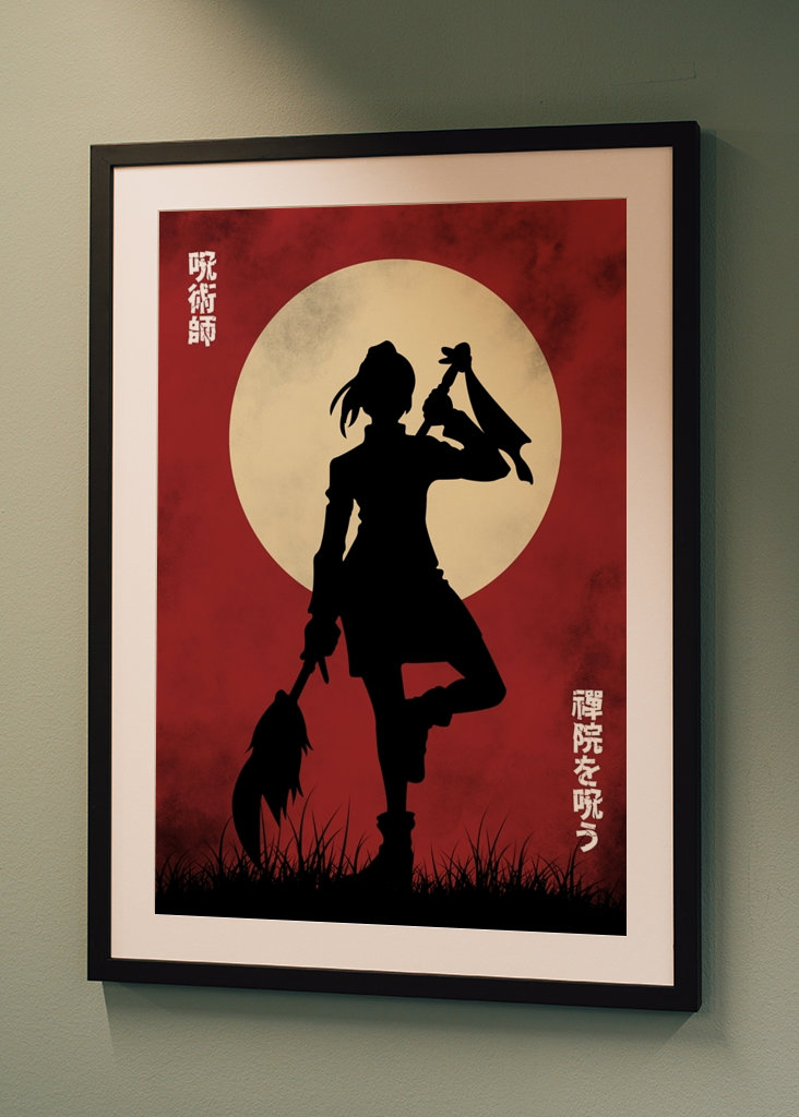 Maki Zenin Jujutsu Kaisen Art.