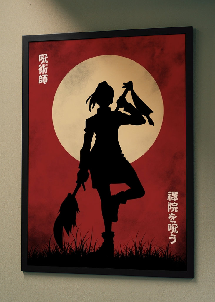 Maki Zenin Jujutsu Kaisen Art.