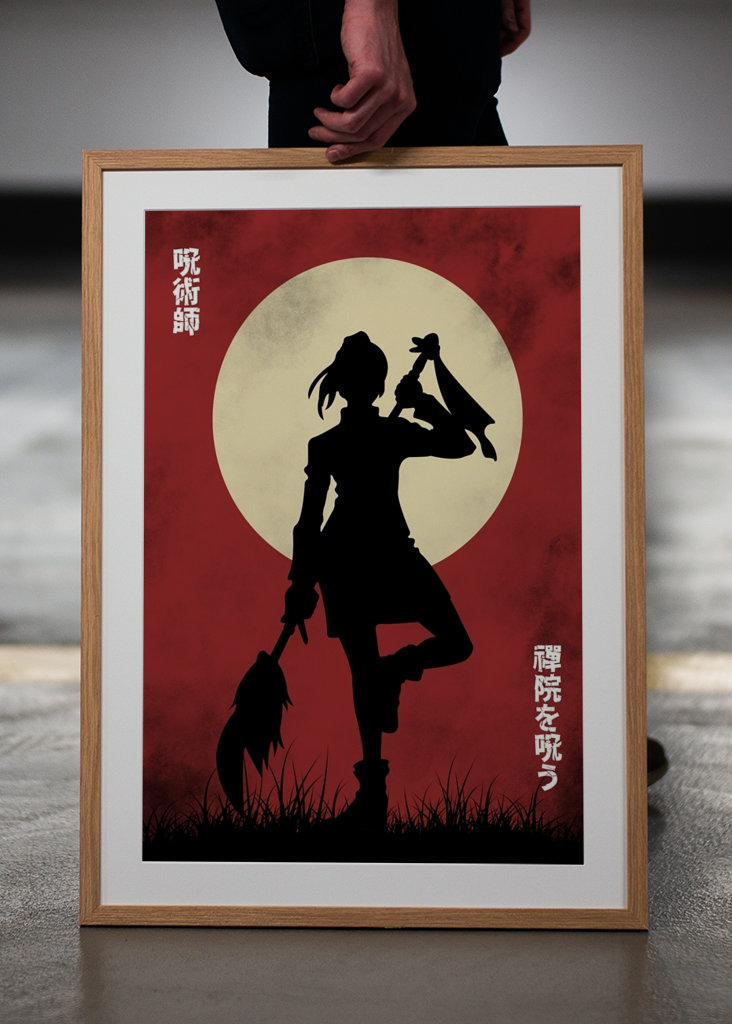 Maki Zenin Jujutsu Kaisen Art.