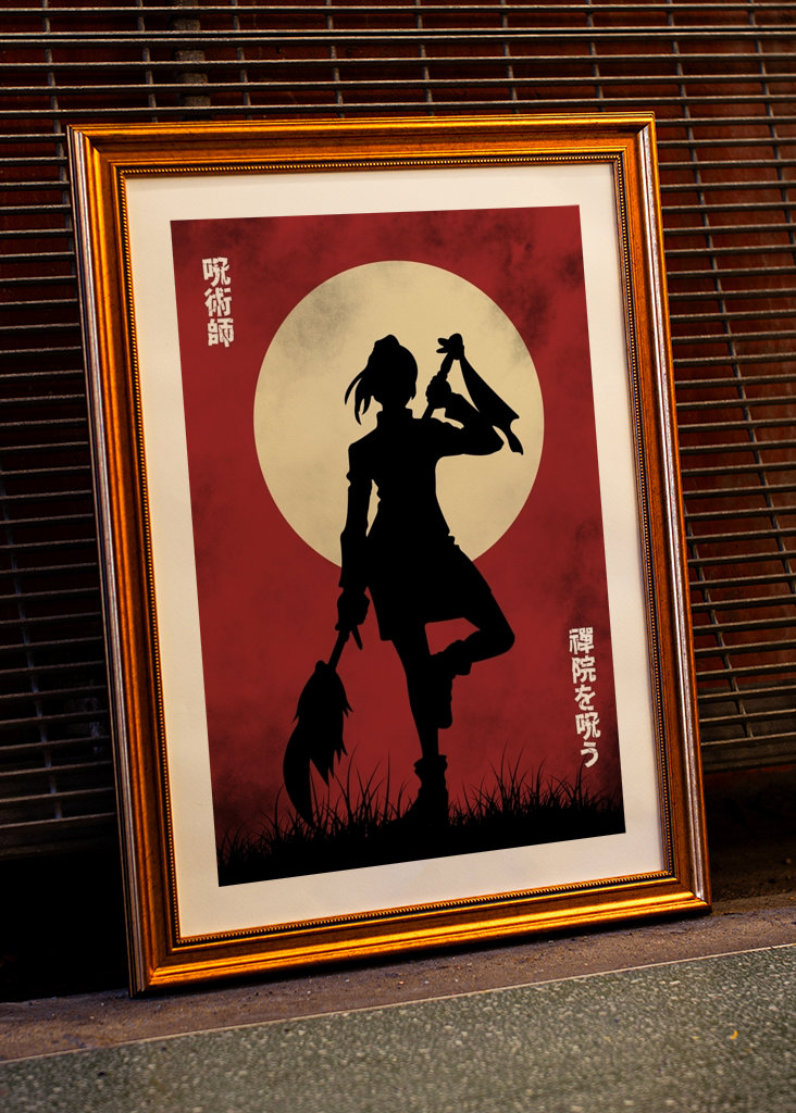 Maki Zenin Jujutsu Kaisen Art.