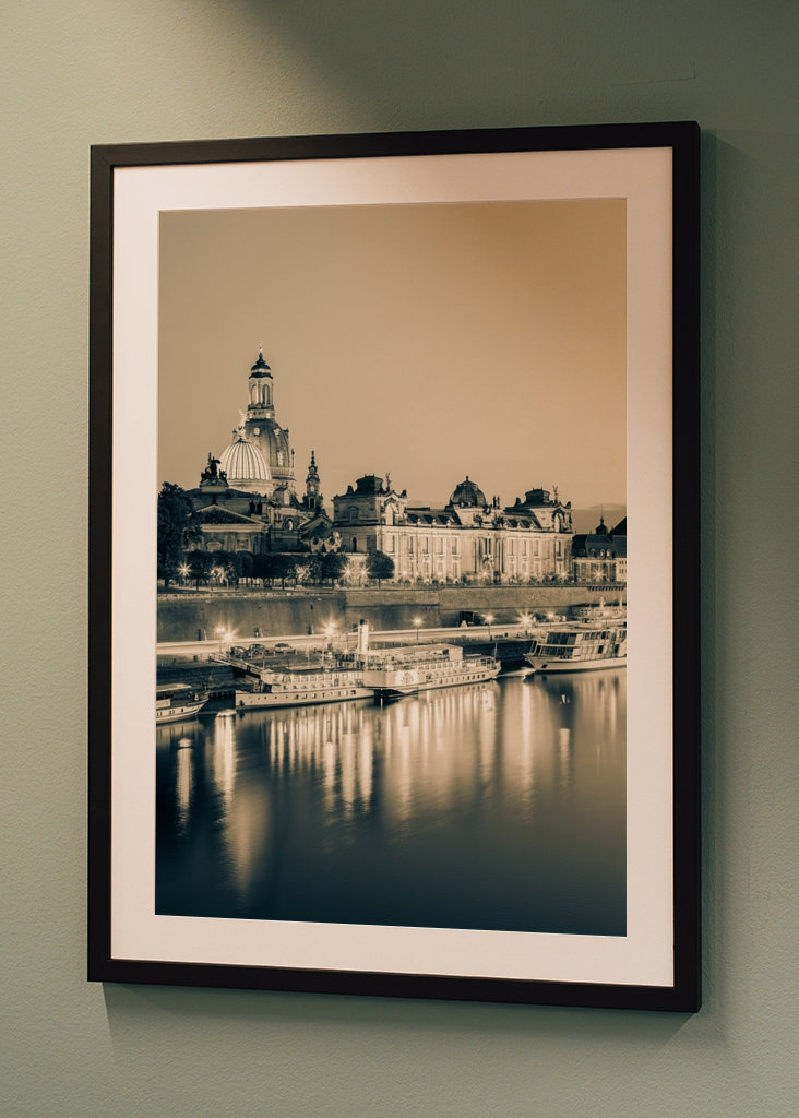 Skyline Dresden in Germany