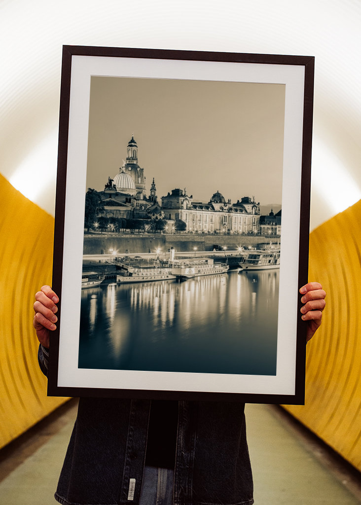 Skyline Dresden in Germany