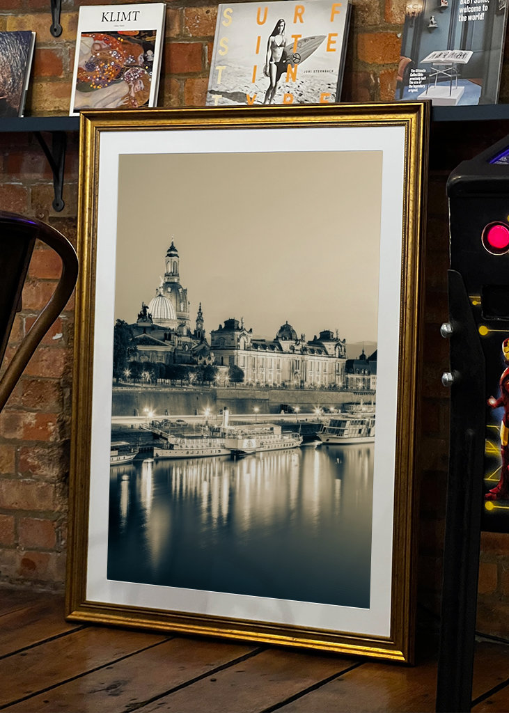 Skyline Dresden in Germany