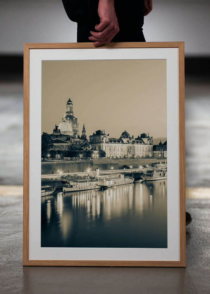 Skyline Dresden in Germany