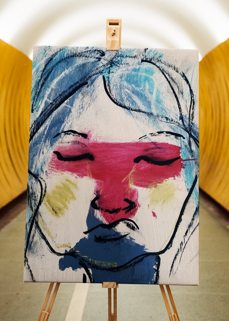 Paix - Peinture de portrait