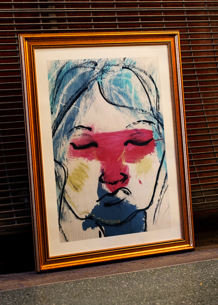 Paix - Peinture de portrait