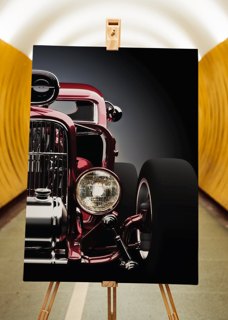 Vecchie auto da drag race