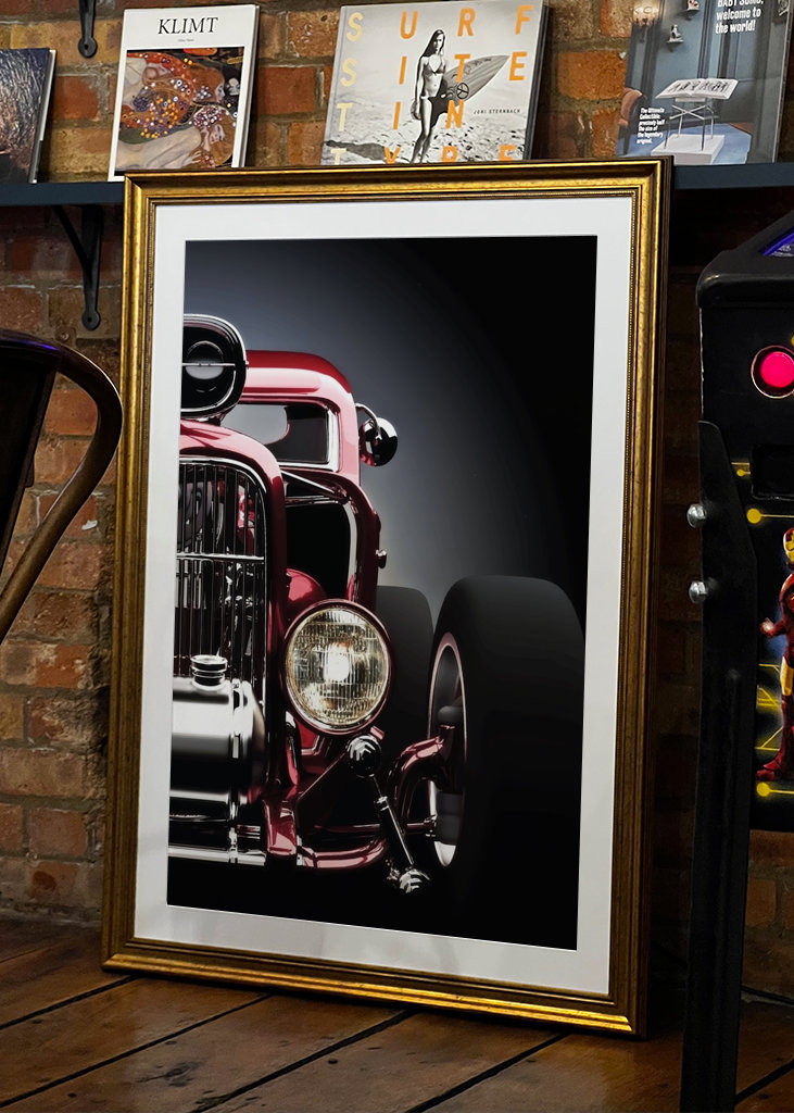 Vecchie auto da drag race