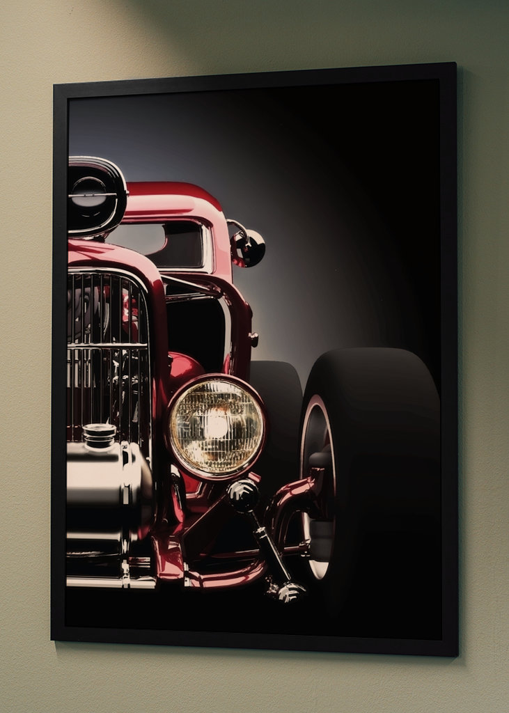 Vecchie auto da drag race