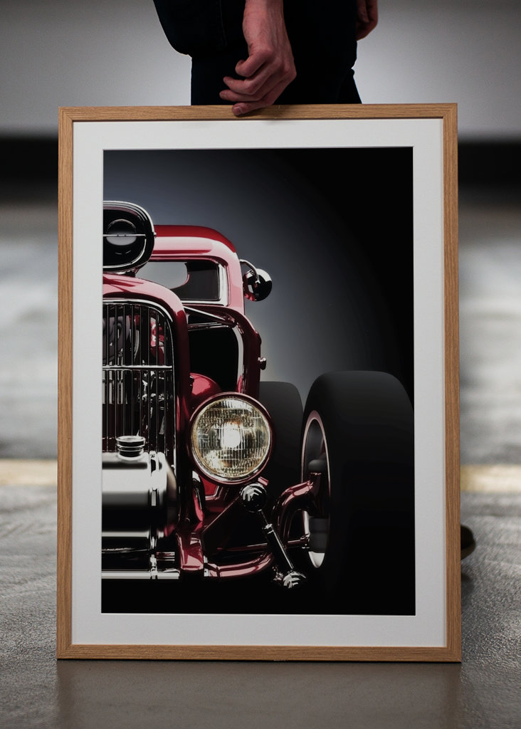 Vecchie auto da drag race