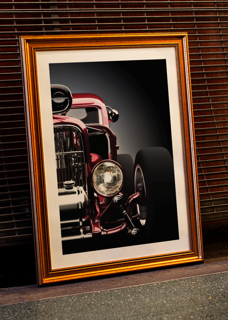 Vecchie auto da drag race