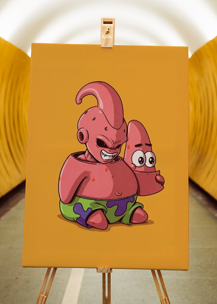 Patrick Spongebob X Majinbu