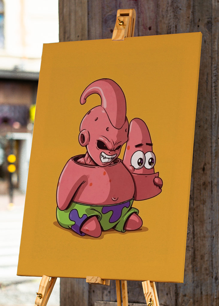 Patrick Spongebob X Majinbu