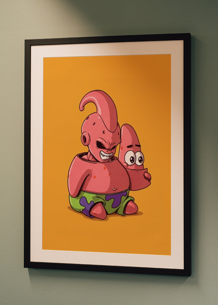 Patrick Spongebob X Majinbu