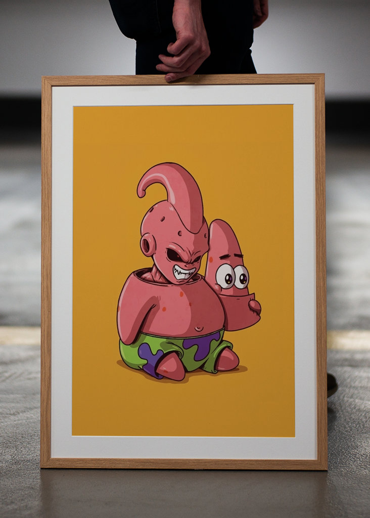 Patrick Spongebob X Majinbu