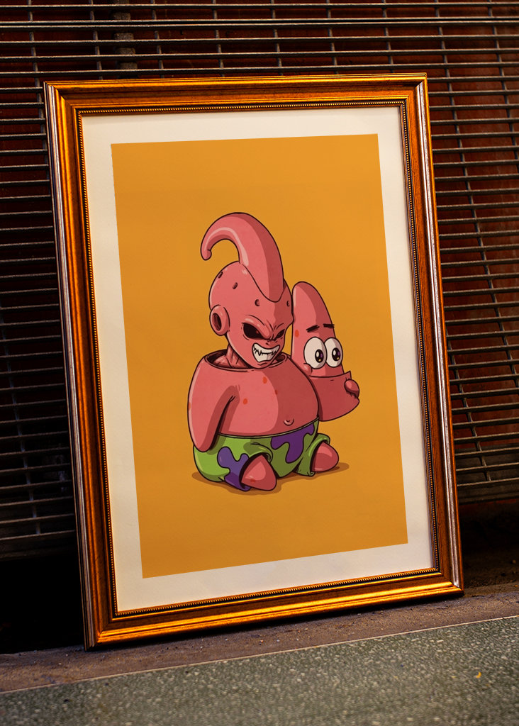 Patrick Spongebob X Majinbu