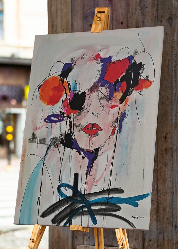 Levende Reverie abstrakt kunst.