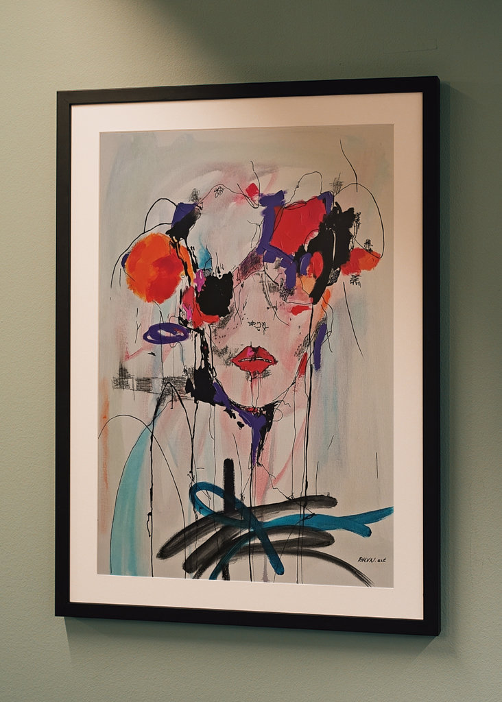 Levende Reverie abstrakt kunst.