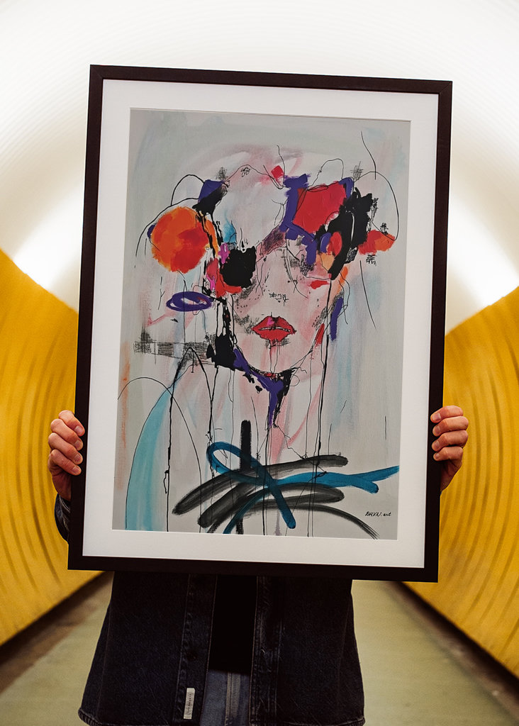 Levende Reverie abstrakt kunst.