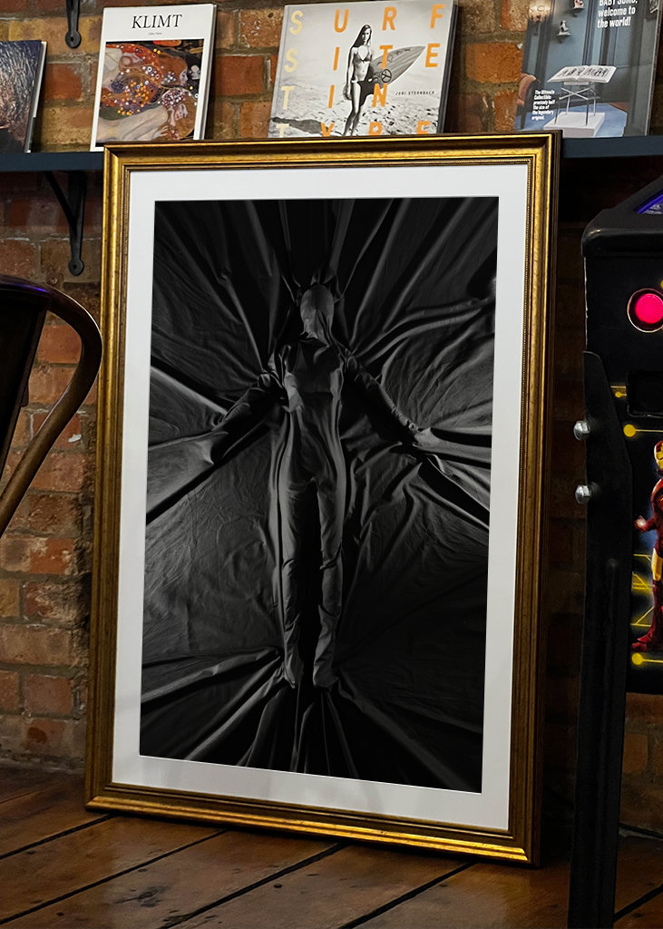 Female figure under the sheet