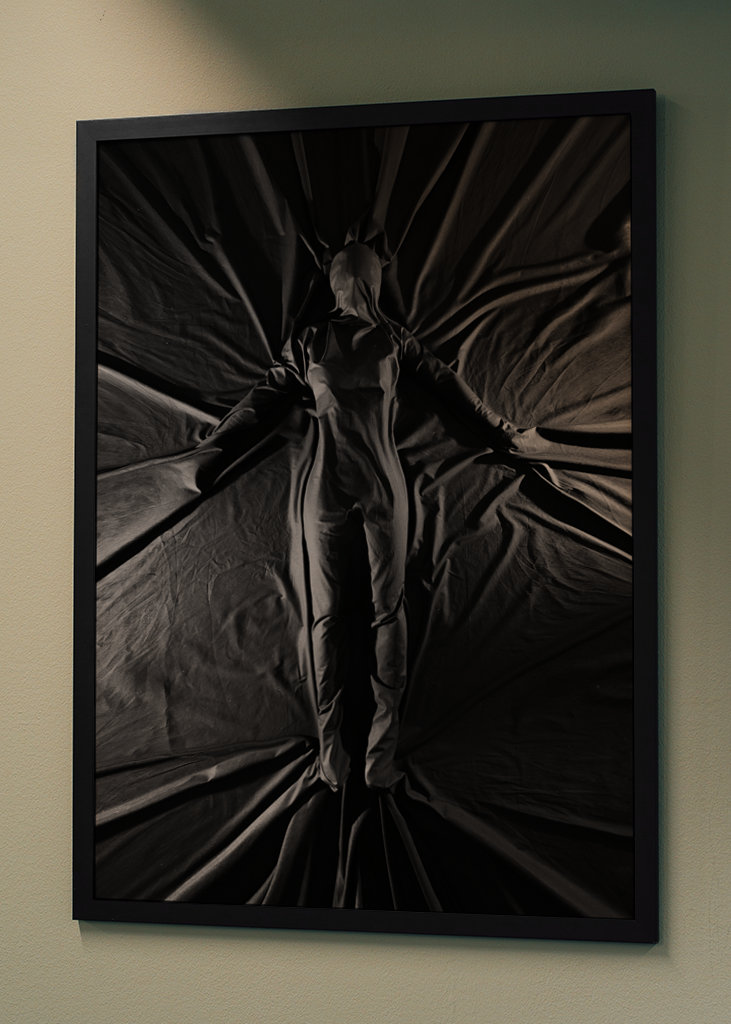 Female figure under the sheet