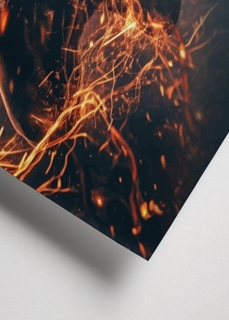 Schwarzer Spiderman-Feuereffekt