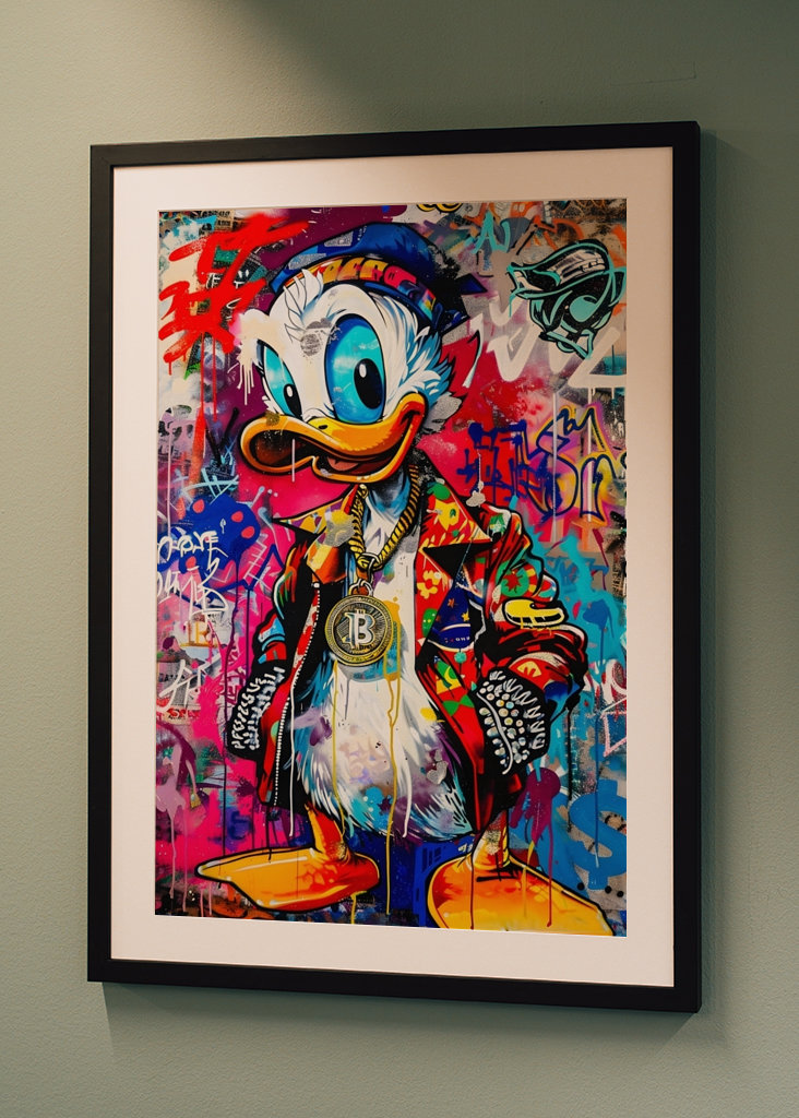 Barevné kachní šplouchnutí