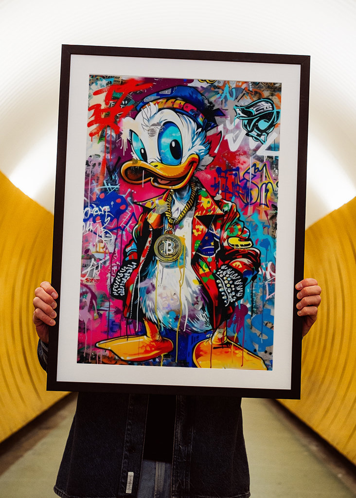 Barevné kachní šplouchnutí