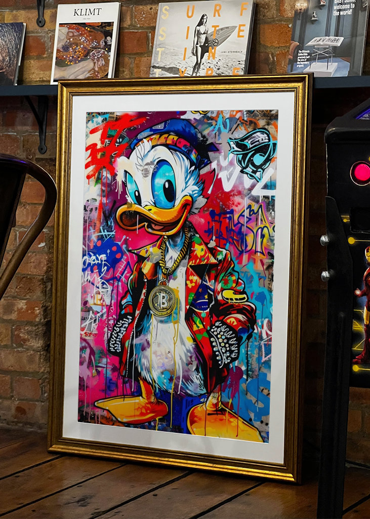 Barevné kachní šplouchnutí