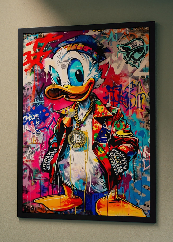 Barevné kachní šplouchnutí