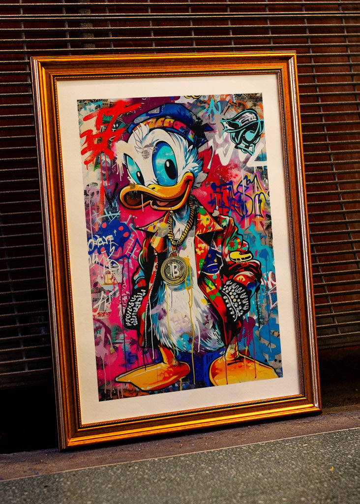 Barevné kachní šplouchnutí