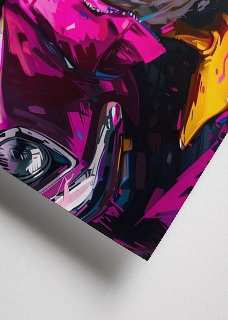 Chapoteo de pato rosa