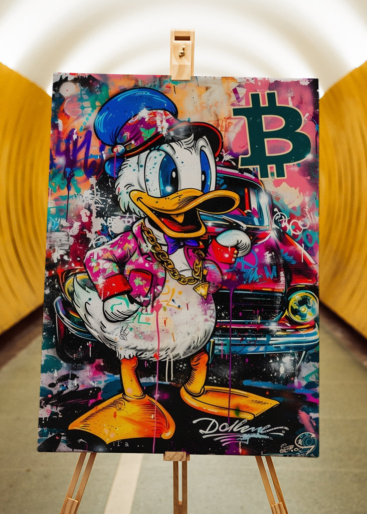 Disney BTC Duck Splash Canvas 