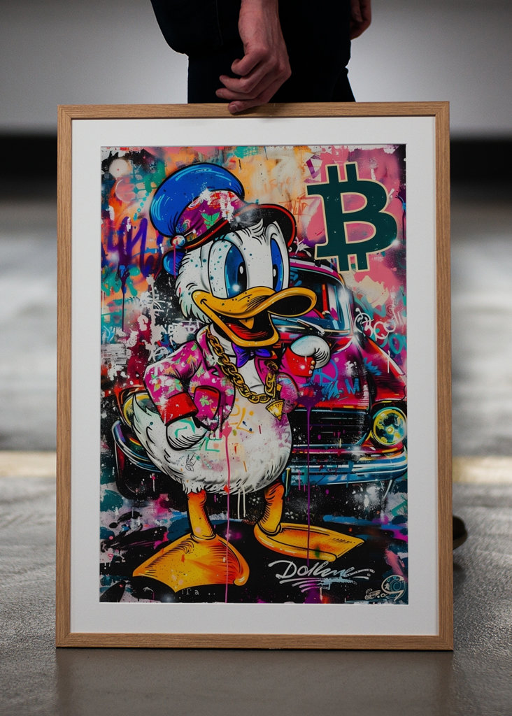 Disney BTC Duck Splash Canvas 