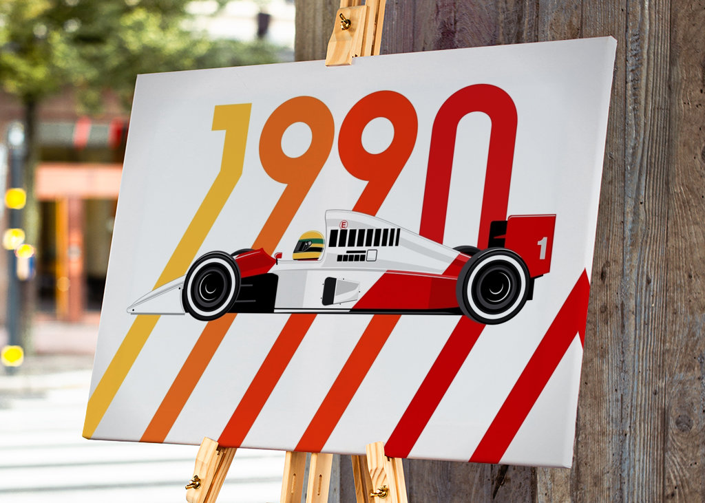 Coche de carreras de los 90