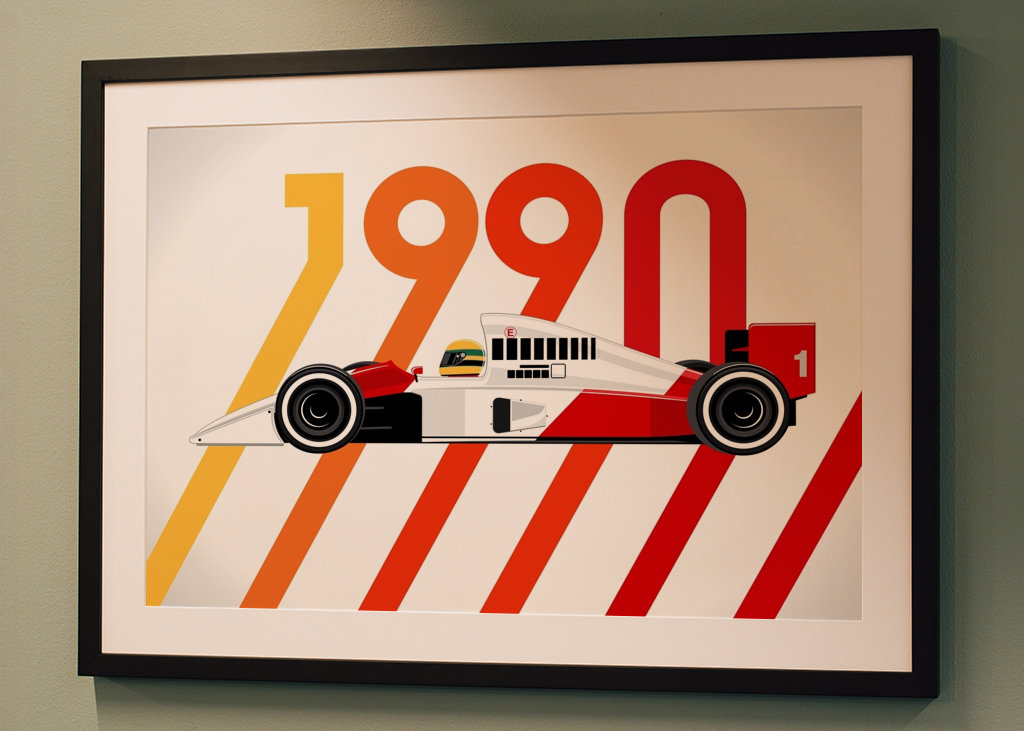 Coche de carreras de los 90