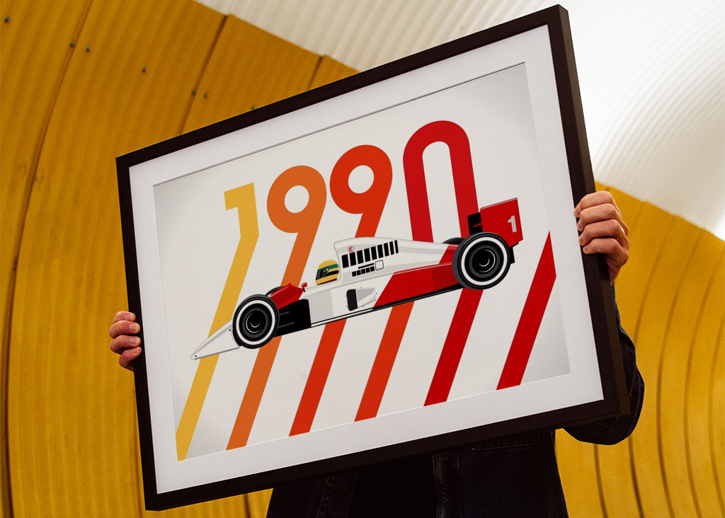 Coche de carreras de los 90