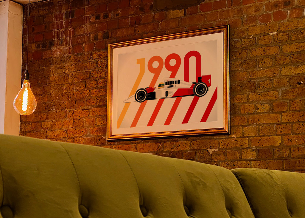 Coche de carreras de los 90