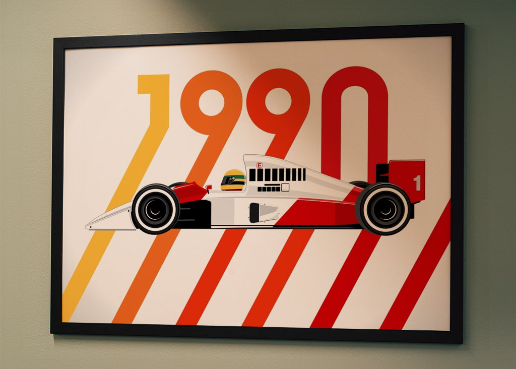 Coche de carreras de los 90