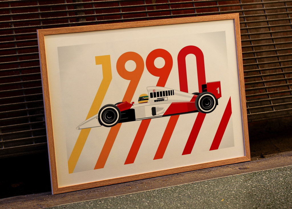 Coche de carreras de los 90