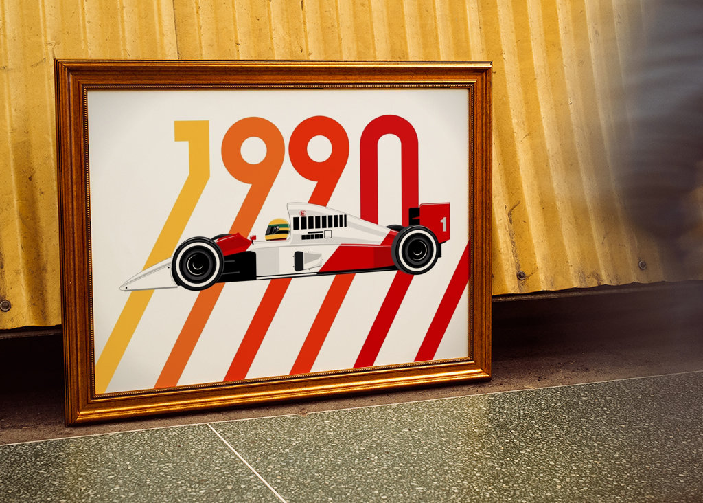 Coche de carreras de los 90