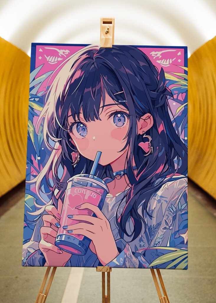 Anime süßes Mädchen