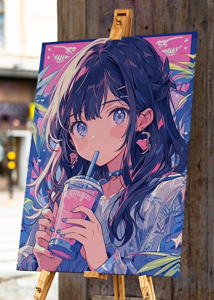 Anime süßes Mädchen