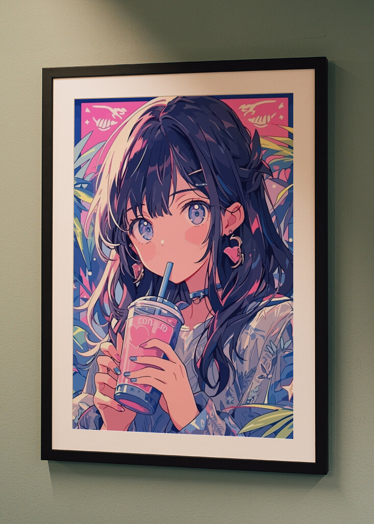 Anime süßes Mädchen