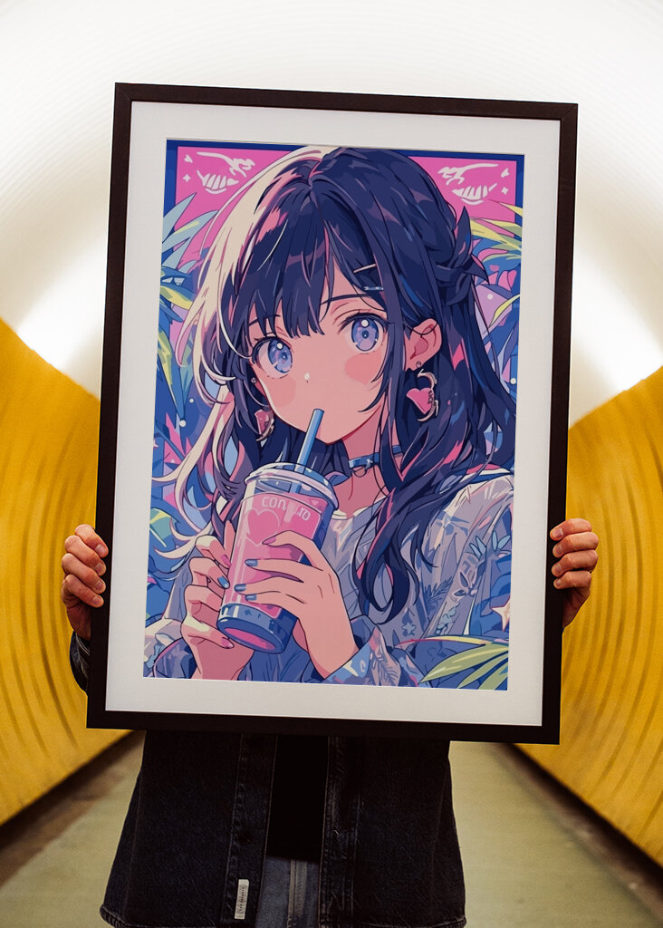 Anime süßes Mädchen