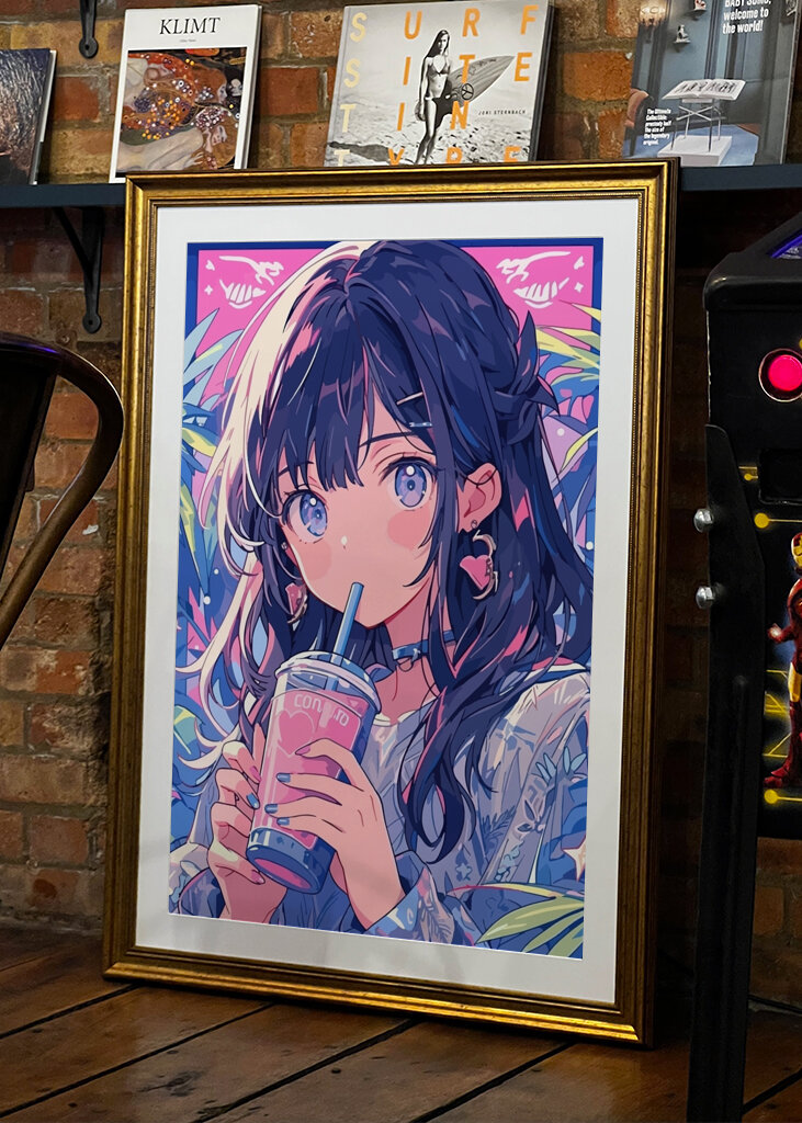 Anime süßes Mädchen