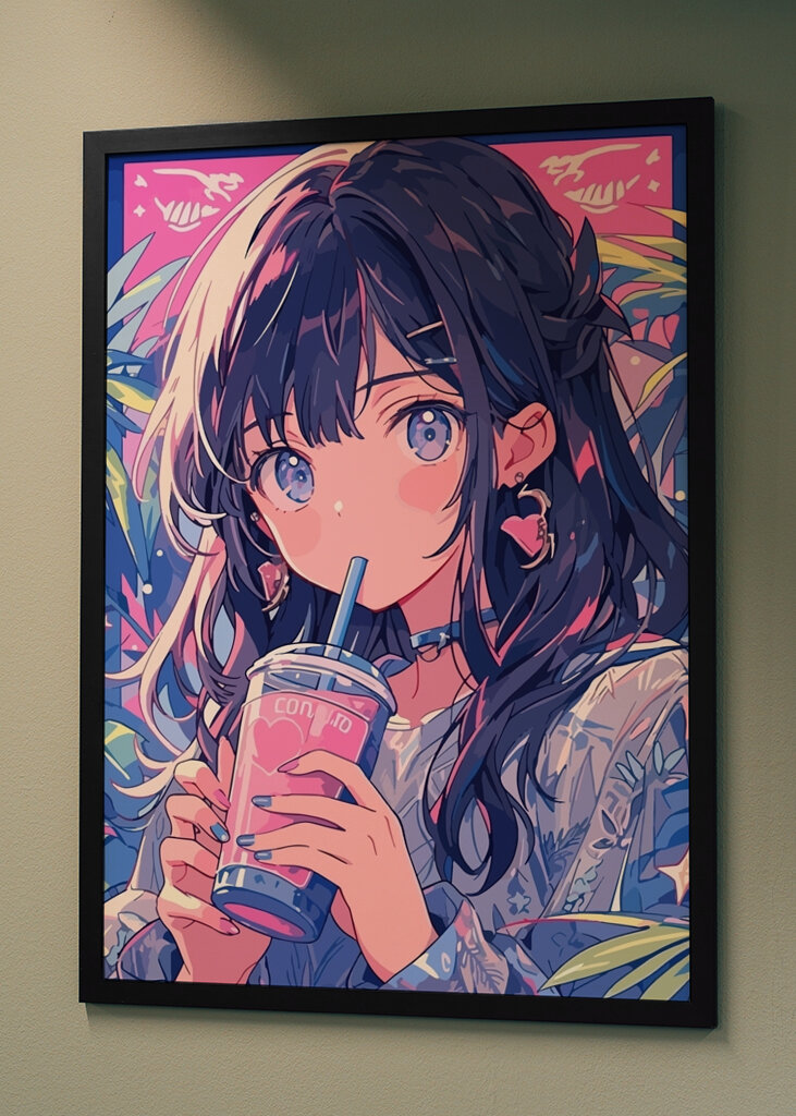 Anime süßes Mädchen